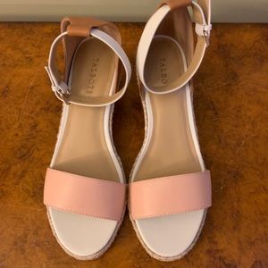 Talbots Leather Espadrilles, 10M NWOT